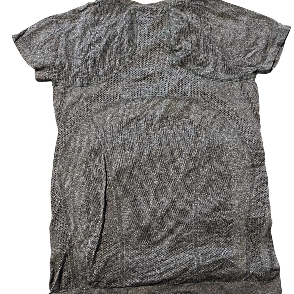 Athleta Momentum Seamless Heather Gray Tee - Picture 3 of 6